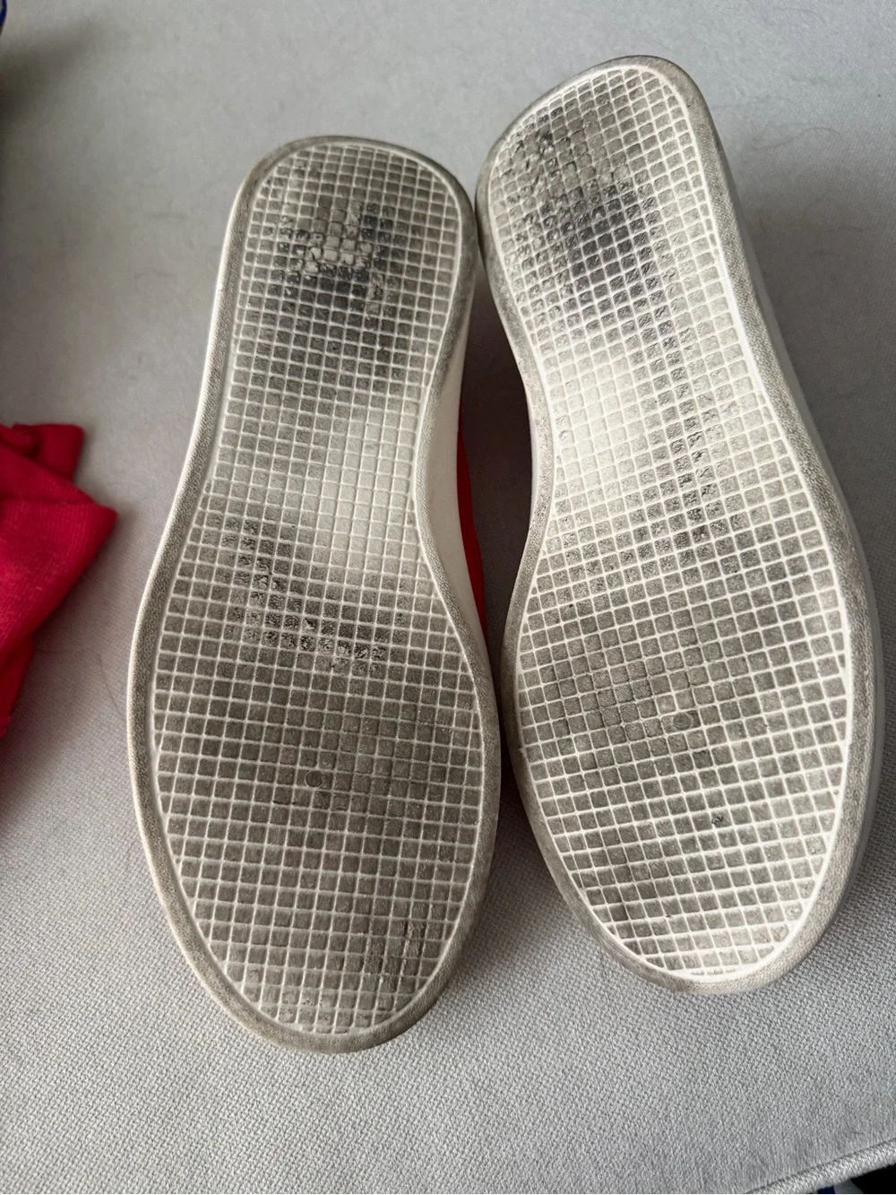 Madden Girl Red Canvas Boat Shoes